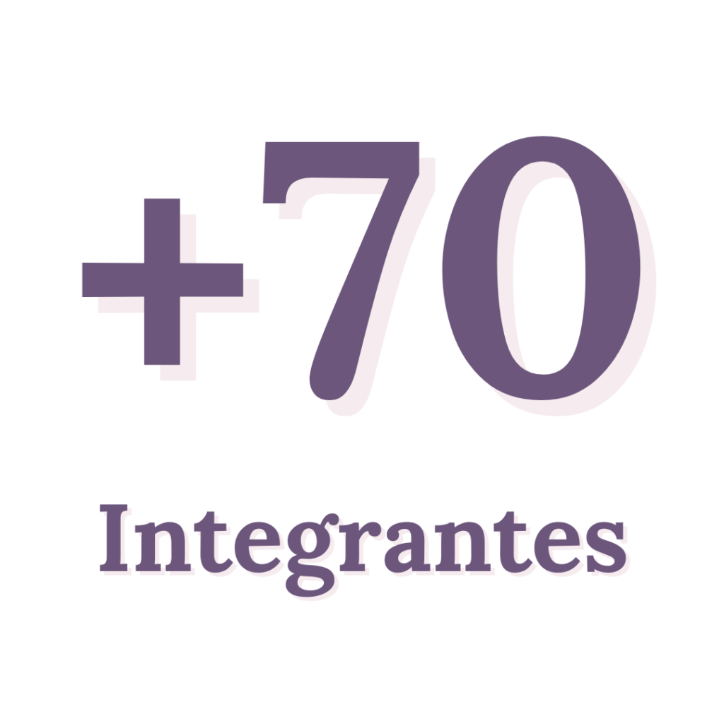 +70 Integrantes Mais de 70 integrantes